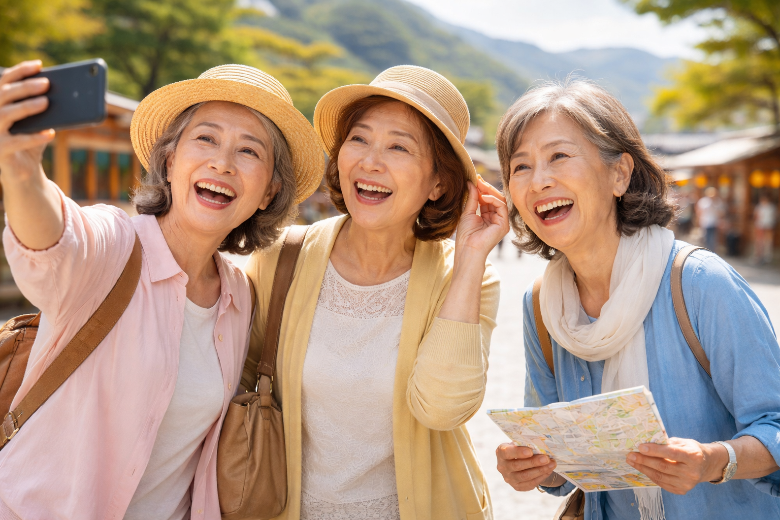 「旅行も、食事も、おしゃべりも。」口元を気にせず、人生を楽しみたい女性のための入れ歯の選び方｜さいたま市歯科医師監修